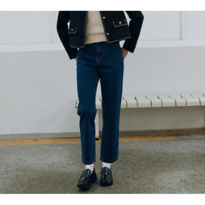 로라로라 TAPERED DENIM PANTS