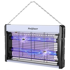 Neijiaer USB 휴대용 무선 충전식 파리등 전기 충격 벌레 퇴치기 가정용 식당용 업소용 걸이형 모기 유인기, NE