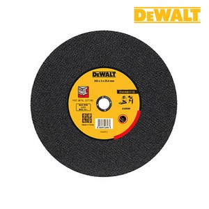 디월트 절단석 DWA8011R 14인치 철재 금속 스텐용, 1개