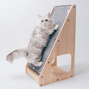 고양이 수직 스크래쳐 초 대형 원목 스크래처 우드 카펫 스크레쳐 카페트 리필 기둥 선인장