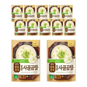 풀무원 반듯한식 진한 사골곰탕, 500g, 12개