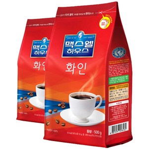 맥스웰하우스 화인 원두커피믹스 리필, 500g, 1개입, 2개