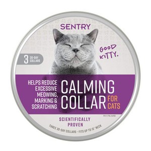 센트리 카밍 칼라 고양이 긴장 완화 목줄 / Sentry Behavior and Calming Collar for Cats, 3개월분, 1개