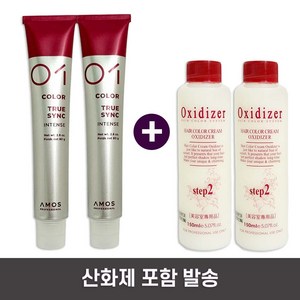 아모스 염색약 칼라제닉 트루싱크 S 80ml x2개 산화제포함, Deep 5.04 진한 구리빛 흑갈색, 2개