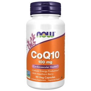 나우푸드 CoQ10 100mg 베지 캡슐 비건, 1개, 90정