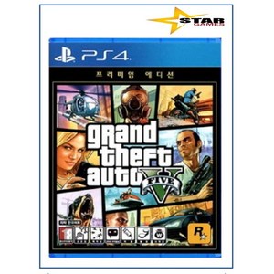 [미개봉 우체국택배] PS4 GTA5 프리미엄 에디션 [국내발매 한글판] 플스4 플레이스테이션4 실물CD