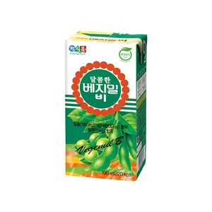 베지밀 비 달콤한 두유, 190ml, 48개