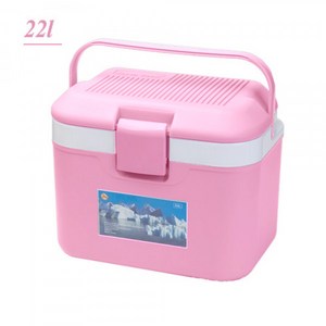 노스베어 아이스박스 22L 핑크 냉기차단