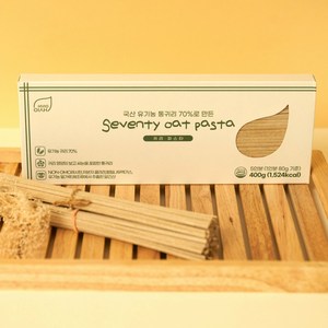 국산 유기농 70% 통귀리파스타 seventy oat pasta, 5개, 400g