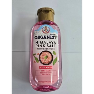 온더바디 오가니스트 히말라야 핑크솔트 바디워시 리프레싱 민트향, 190ml, 4개