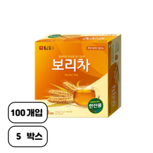 담터 보리차, 1.5g, 100개입, 5개