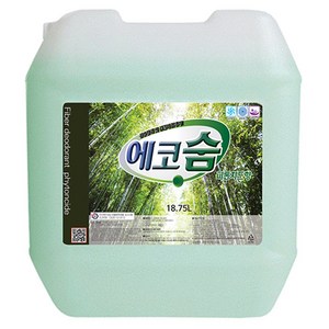 생활악취제거! 에코숨 피톤치드향 18.75L 대용량 섬유탈취제, 1개