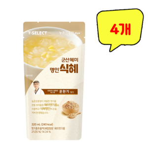 군산혜미 명인식혜 파우치음료, 4개, 320ml