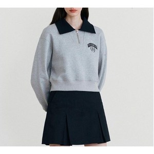 로라로라 여성용 COLLAR ZIP UP SWEATSHIRTS