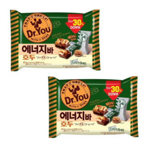 오리온 닥터유 에너지바 호두 미니, 330g, 2개