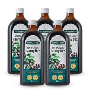 프리미엄로사 삼부커스 엘더베리 원액 100% 500ml, 5개