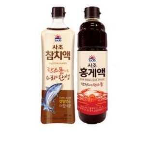 사조해표 참치액 900ml+홍게액 900ml 기획, 1세트