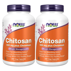 나우푸드 키토산 크롬 Chitosan 500mg, 240정, 2개