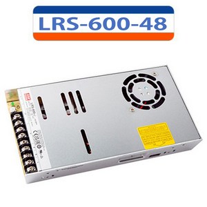 민웰 LRS-600-48 DC48V 12.5A 파워서플라이 SMPS, 1개