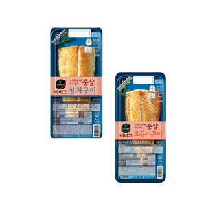 비비고 순살고등어 구이 60g x 5 순살 삼치구이 60g x 5, 1세트