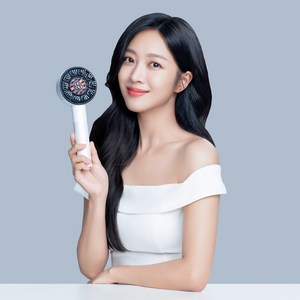 바디앤 EMS 헤어부스터 두피 마사지기, 그레이