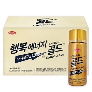 한미약품 행복 에너지골드 무카페인, 40개, 100ml, 100g