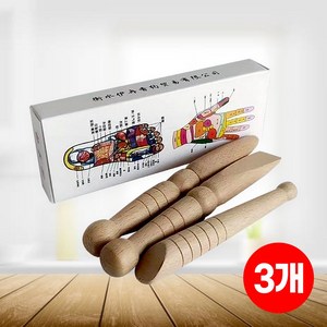 다마켓 붓기제거 시원한 지압봉 마사지 전신 릴렉스 목 어깨 발, 원목지압, 1세트