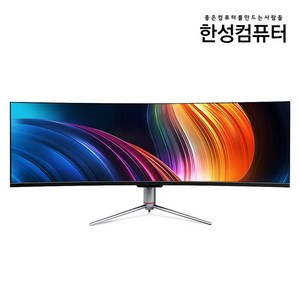 한성컴퓨터 DQHD 퀀텀닷 울트라 와이드 리얼120 모니터, 124cm, TFG49Q12UW