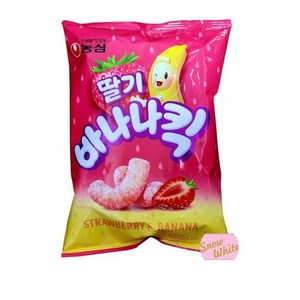 바나나킥 딸기 과자, 60g, 16개