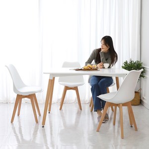 지엠퍼니처 식탁세트 컬렉션 + 2인용 4인용 화이트 원목 테이블 (식탁의자 선택), 01. 식탁 (의자미포함)