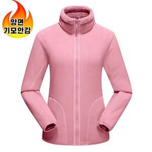 Moden Fashion 남녀공용 하이넥 양면 후리스 커플 자켓 집업 G01