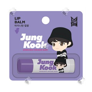 타이니탄 BTS 방탄소년단 정국 (JungKook) 립밤 포도향 x 6개, 4.5g