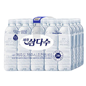 제주 삼다수 그린 무라벨 500ML 100병(100%무라벨 아닐시 환불), 100개