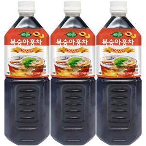 희창 자연생각 복숭아홍차 아이스티 980ml, 3개