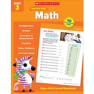 (영문도서) Scholastic Success with Math Gade 3 Papeback, Scholastic Teaching Resouces, English, 9781338798517