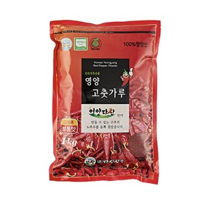 23년 수확 다산식품 영양 햇 고춧가루 보통맛 김치용 1kg, 1개