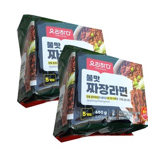 요리하다 불맛짜장라면650g(130g X 5입) X 2개 총10봉, 10개