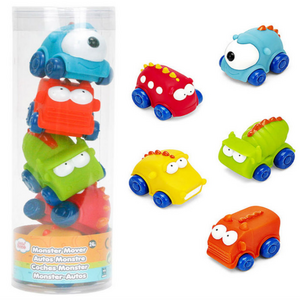 말랑말랑 리틀히어로 소프트 몬스터 자동차 목욕놀이 5종