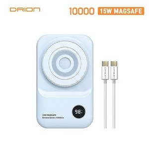 드리온 맥세이프 15W+PD20W 보조배터리 10000mAh, 드리온 고속 맥세이프 10000mAh, 상세페이지 참조, 상세페이지 참조