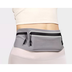 핏트리 초경량 러닝 방수 런닝 벨트 힙색, 그레이, 1개