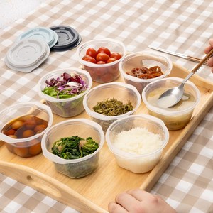 사빠쵸 냉동밥보관용기 전자렌지밥용기 밥소분 젓갈통 13개 세트, 라이트 그레이