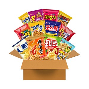 와마트 과자박스 세트 A 12p 과자 선물박스 간식박스 모음 어린이 유치원 교회 군것질