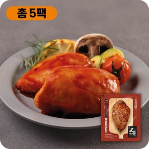 꼬기다 프리미엄 수비드 소스 닭가슴살 11종 골라담기, 100g, 5개, 매콤닭꼬치맛