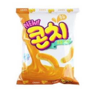 크라운 콘치 크림치즈 과자, 66g, 18개