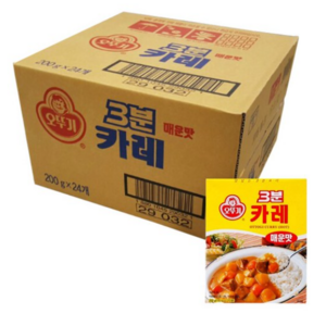 오뚜기 3분 카레 매운맛, 200g, 5개