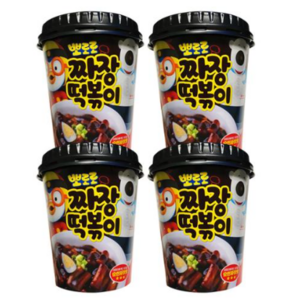 뽀로로 떡뽁이(짜장맛)110g x 4컵, 110g, 3개