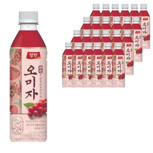 양반 오미자 음료, 500ml, 24개