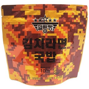 일빵빵 전투식량 김치라면 국밥, 1개, 100g