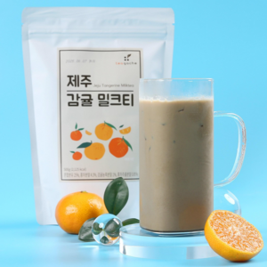 [론칭특가]티가쉐 제주감귤밀크티 Jeju Tangerine Milktea, 500g, 1개