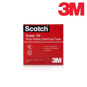 3M 33 전기절연용 비닐테이프 19mm x 10M, 2개